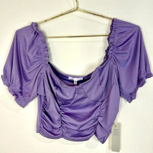 🆕 Iris Lavender Crop Top
